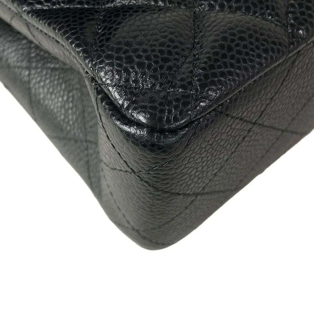 Chanel Double Flap Matelasse Shoulder Bag A01112
